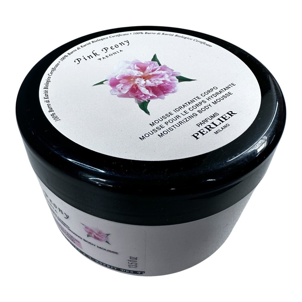 Perlier Pink Peony Double Size 13.5oz Perfumed Body Cream Mousse New Sealed